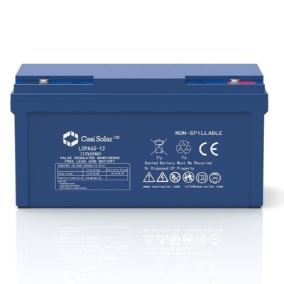 Hybrid Sealed 12v 65ah Deep Cycle Gel Battery For Solar Street Light